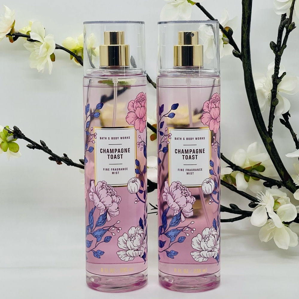 Bath and Body Works Champagne Toast 8fl oz. Fine Fragrance 2-Pack